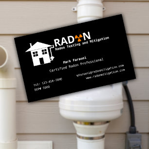 Radon Testing and Mitigation Company Visitenkarte