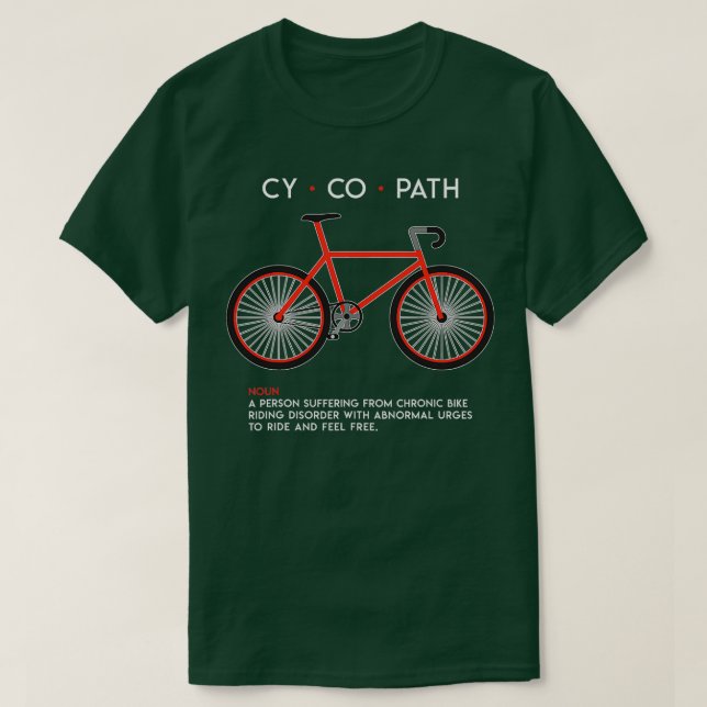 Radrad Funny Cycling Bicycle 2 T-Shirt (Design vorne)