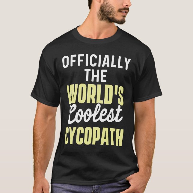 Radrad-Radfahren T-Shirt (Vorderseite)