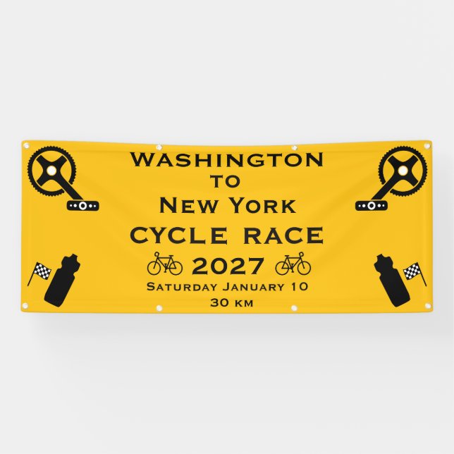 Radrennen Banner (Horizontal)