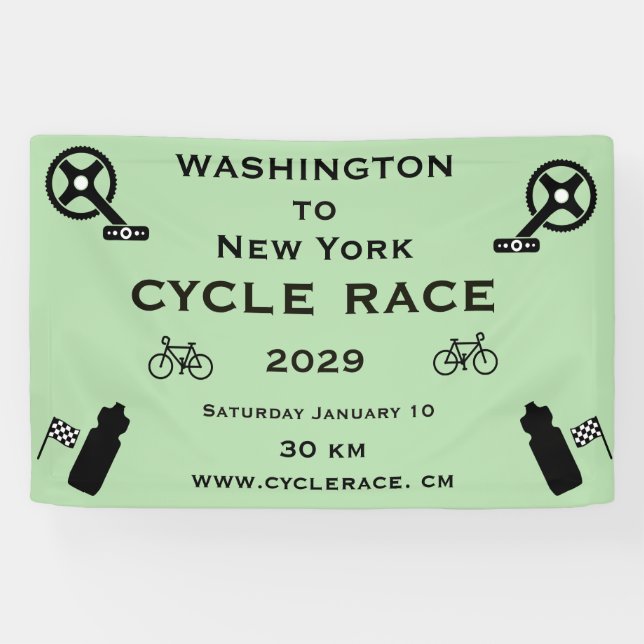 Radrennen Start Banner (Horizontal)
