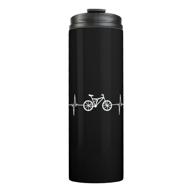 Radrenner/Fahrrad/Fahrer/Fahrrad Thermosbecher (Vorderseite)
