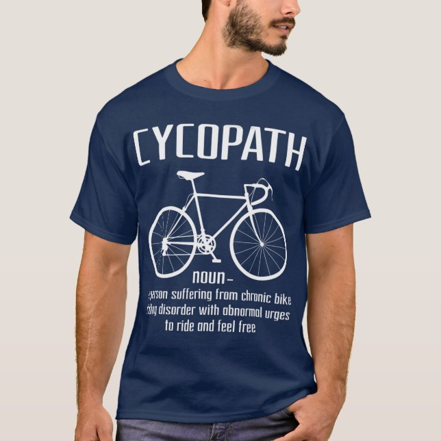 Radsport-Funny-Cycling für Biker T-Shirt (Vorderseite)
