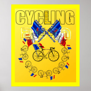 Radtour 2011 Tour de France Sportfan Poster