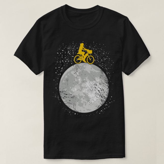 Radtour auf dem Mond Geschenkidee 2 T-Shirt (Design vorne)