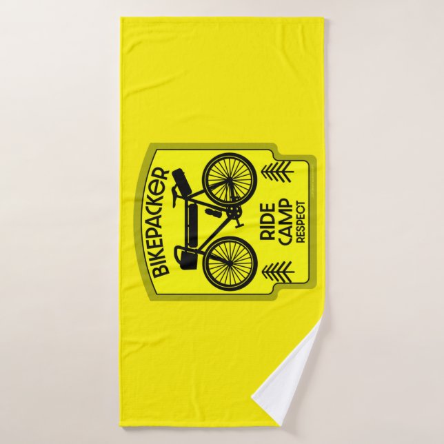 Radtour in der Natur Badehandtuch (Badehandtuch)