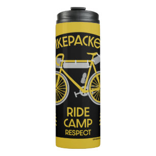 Radtour in der Natur Thermosbecher