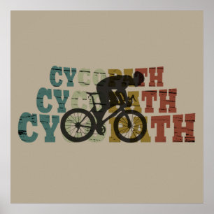 Radweg Poster