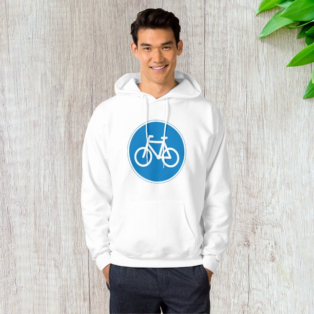 Radweg Sign Mens Hoodie (Von Creator hochgeladen)