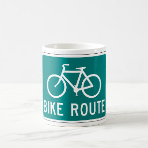 Radweg Unterwegs Radwanderweg Radweg Kaffeetasse