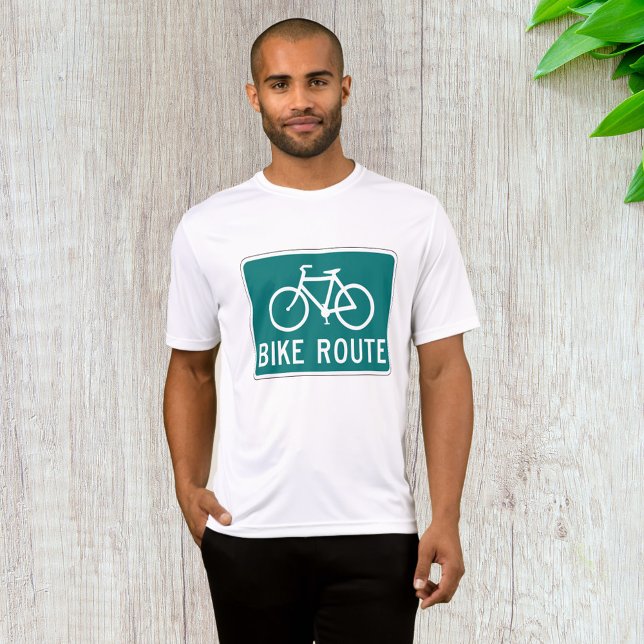 Radweg Unterwegs Radwanderweg Radweg T-Shirt (Von Creator hochgeladen)