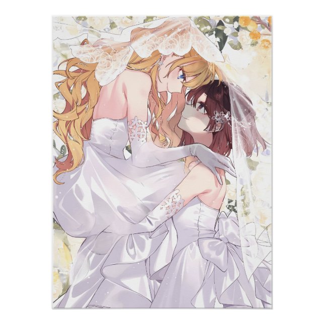Rae and Claire Wedding | WataOshi Poster (Vorderseite)