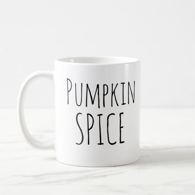 Rae Dunn Inspiriert Pumpkin Spice Fall Kaffeezuber Kaffeetasse (Links)