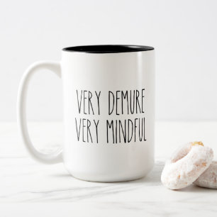 RAE DUNN Inspiriert Sehr Zurückhaltend Sehr Bedach Zweifarbige Tasse