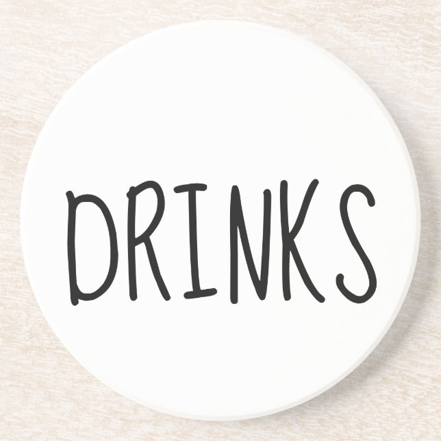 Rae Dunn inspirierter Getränk-Untersetzer Getränkeuntersetzer (Vorne)