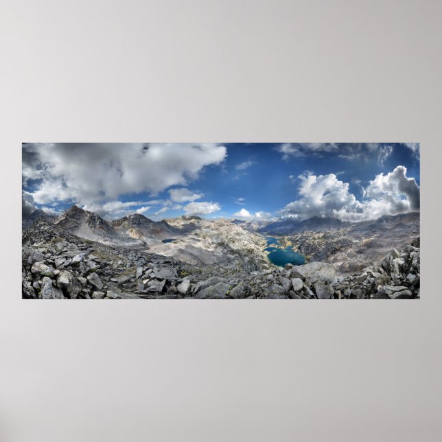 Rae Lakes from Painted Lady - John Muir Trail Poster (Vorne)