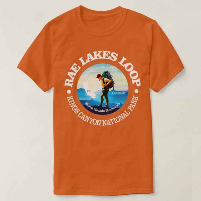 Rae Lakes Loop C T-Shirt (Design vorne)