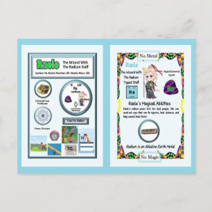 Raele Wizard - Radium-Element Postkarte