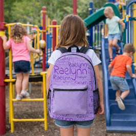 Raelynn wiederholt bedruckter rucksack