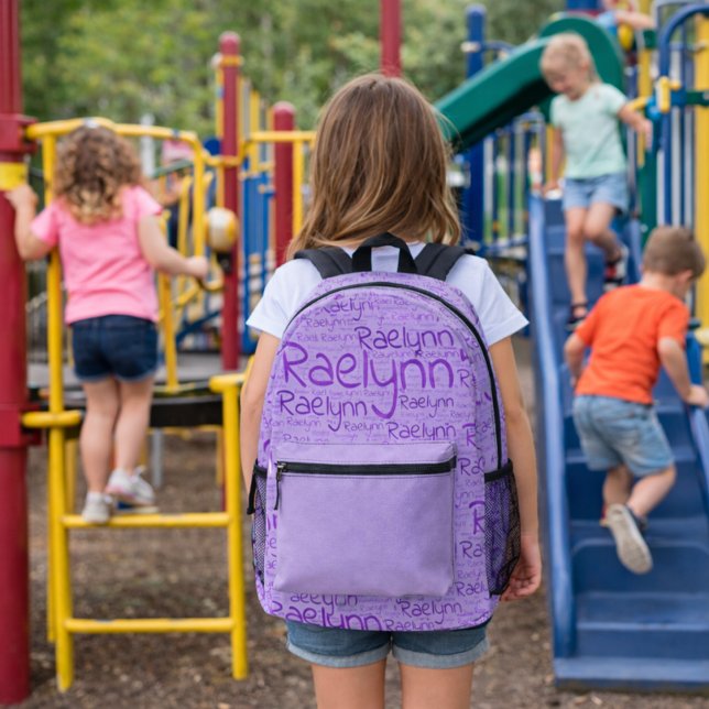 Raelynn wiederholt bedruckter rucksack (Von Creator hochgeladen)