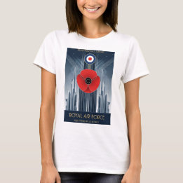 RAF Art Deco Remembrance Day T-Shirt