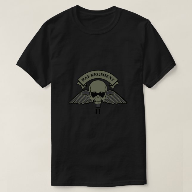 RAF-Regiment 2 Squadron (gemittelt)  T-Shirt (Design vorne)