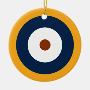 RAF Typ A.1 Roundel Keramik Ornament