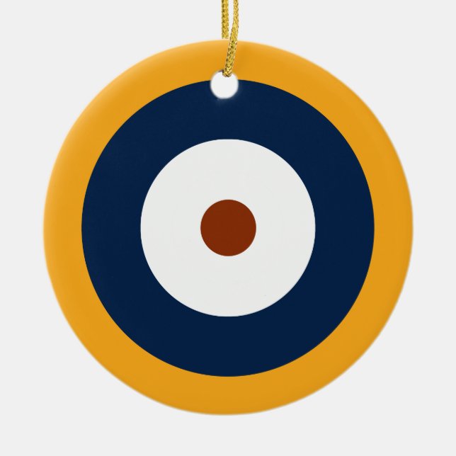 RAF Typ A.1 Roundel Keramik Ornament (Vorne)