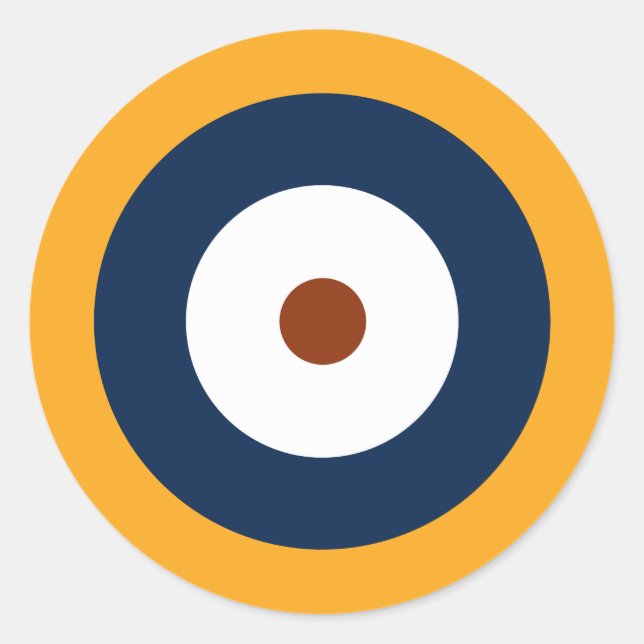 RAF Typ A.1 Roundel. Runder Aufkleber (Vorderseite)