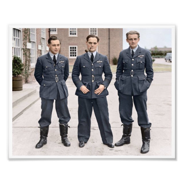 RAF Wing Commander Douglas Bader Fotodruck (Vorne)