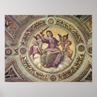 Raffaello Sanzio da Urbino - Justitia Tondo