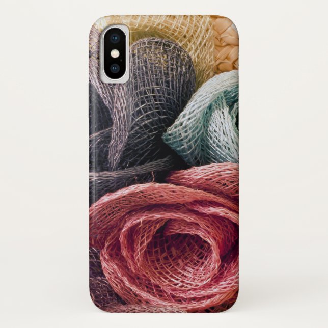 Raffia-Rose Case-Mate iPhone Hülle (Rückseite)