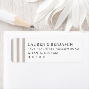 Raffinierte Beige Minimalistische Linien