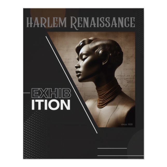Raffinierte Harlem-Renaissance-Ausstellung Poster (Vorderseite)