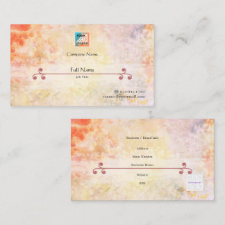 Raffinierte Visitenkarte mit QR - Cambrian Hot