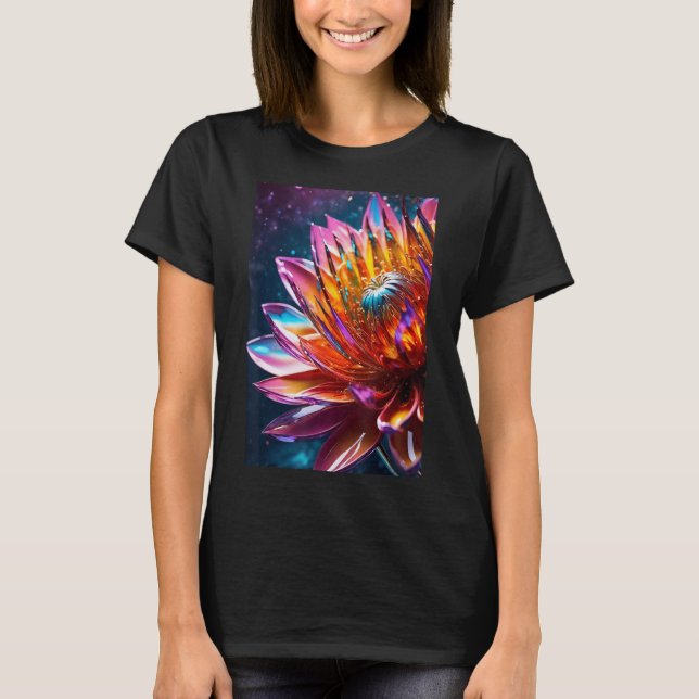 Raffinierte Weihnachtsblume Romantik Surreal für I T-Shirt (Vorderseite)