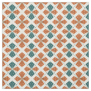 Raffinierter Mid-Century Modern Atomic Starburst Stoff