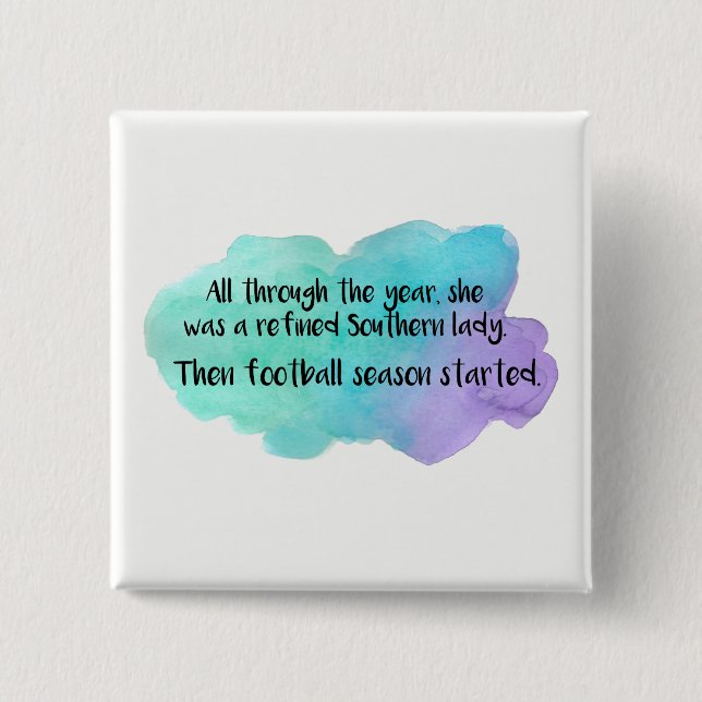 Raffinierter südlicher Damenknopf Button (Vorderseite)