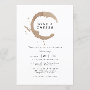 Raffinierter Wein & Käse Einladung