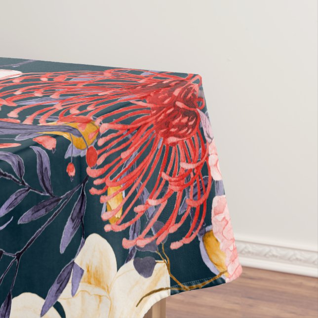 Raffiniertes Boho Floral Party Tischdecke (Beispiel)