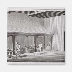 Raffiniertes Salz Magnet