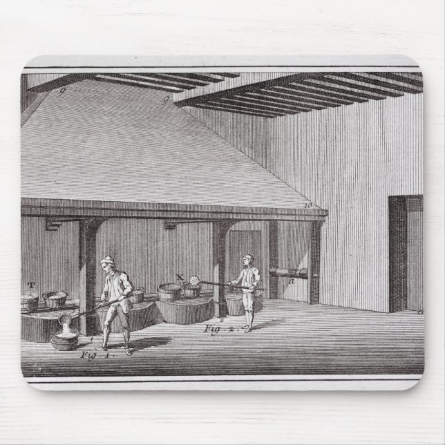 Raffinierungssalpeter Mousepad (Vorne)