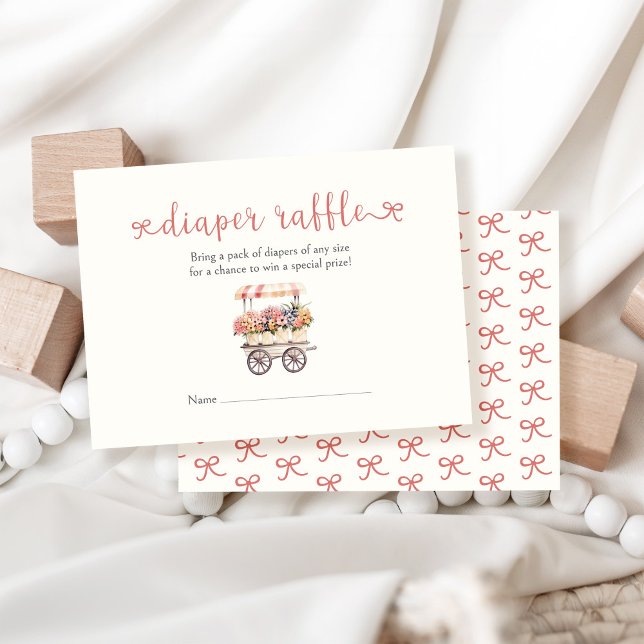 Raffle für die einheimische Babydusche Begleitkarte (Von Creator hochgeladen)