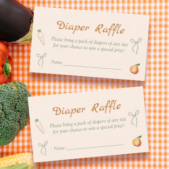 Raffle für die einheimische Babydusche Begleitkarte (Von Creator hochgeladen)