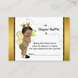 Raffle Ticket für Afrikanisch-Amerikanische Boy Be Begleitkarte