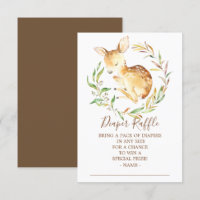 Raffle Ticket für das Kleinkind-Duschdiplom