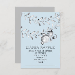 Raffle Ticket für das Monkey Baby Shooter Einladung