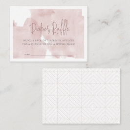 Raffle Ticket für das Raffle-Windschutzgerät Pink Begleitkarte