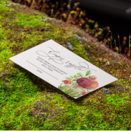 Raffle Ticket für den Wald-Kleine-Pilz-Wagen Begleitkarte