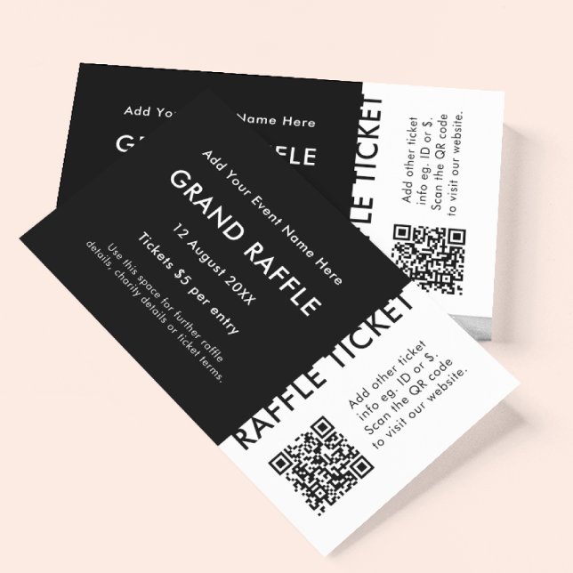 Raffle Ticket | QR Code Prize Zeichn Event Ticket (Von Creator hochgeladen)